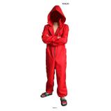 Angelaicos Unisex Red Jumpsuits Mask Halloween
