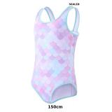 Girl's One Piece Swimsuit Sports Solid Bathing