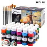 Artecho Acrylic Paint Set 24 Colors 2oz/59ml with