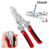 Foldable Wire Stripper Crimper, Stainless Steel