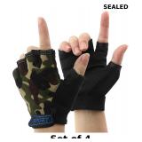 Kid Half Finger Short Mitten Shock-Absorbing N
