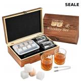 EooCoo Whiskey Stones Gift Set, Whiskey Glasses
