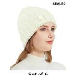 6x NPQQUAN Thick Warm Winter Hats for Women
