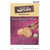 Back To Nature Organic Wheat Crackers