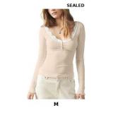 Women's Long Sleeve Lace Scoop Neck Shirts