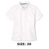 French Toast Big Girls' Short Sleeve Button Down