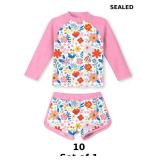 Vogseek Girls Rash Guard Two Pieces Swimsuit