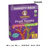 Annie's Organic Sweet and Sour Fruit Twists,