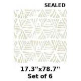 6x Heroad Boho Peel and Stick Wallpaper Beige...