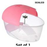 DOITOOL Small Turtle Tank with Basking Platform