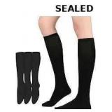 Century Star 3 Pairs Knee High Socks for Women