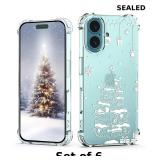 XIMIZU Clear Phone Case for iPhone 16, set of 6