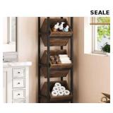 SEALED-3-Tier Rustic Wood Snack Rack