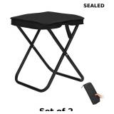 2x 13.5-inch Portable Stool