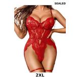 Avidlove Womens Lingerie Floral Lace Bodysuit