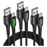 INIU USB A to USB C Cable [3 Pack]