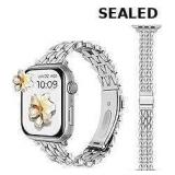 Dressy Silver iWatch Bands for Women