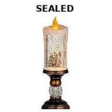 Cabilock Christmas Snow Globe LED Candles