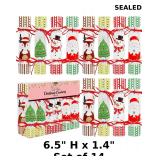 14x Lulu Home 12 Pack No-Snap Christmas...