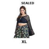 Crop Top Crochet Pullover Sweater