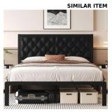 L Bed Frames with Headboard