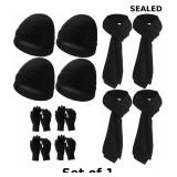 16 Pcs Winter Beanie Hat Scarf Gloves Earmuff Sets