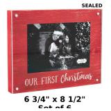 6x First Christmas Picture Frame