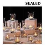 36pcs Assorted Votive Candle Holders, Glass Candle