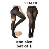 Buauty Fleece Lined Tights Sheer for Women