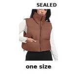 Buauty Cropped Puffer Vest Women