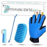 ENUKYCOM Dog Toothbrush and Grooming Kit
