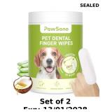 2x Dog Teeth Cleaning Wipes