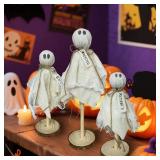 FESTGLOX 3PCS Halloween Mantel Shelf Decor
