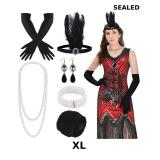 FEPITO 1920s Flapper Dresses for Women