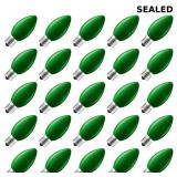 Brightown 25 Pack C9 Incandescent Bulbs