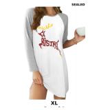 ASTANFY Women Christmas Shirt Dress