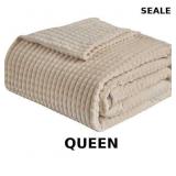EMME Fleece Blanket Queen Size Luxury Flannel