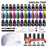 21 Colors Cat Eye Gel Nail Polish Kit