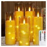 Flameless Flickering 2.2' x5' 6' 7' 8' 8' Candles