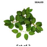 2x 60Pcs Artificial Rose Leaves
