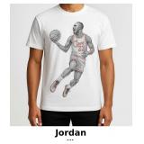 Jordan White Graphic Basketball T-Shirt