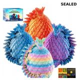 Mydethun 4 PCS 3D Printed Dragon Eggs