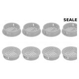 uxcell 8Pcs 35mm/1.38' Circular Soffit Air Vents,
