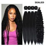 Braiding Hair Pre stretched Deep Wave Crochet Hair