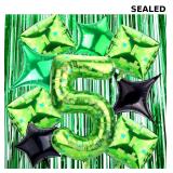 11pcs Pixel Style Birthday Party Decorations Set
