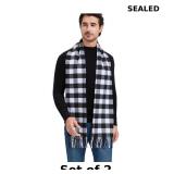 2x Plaid Scarf for Women