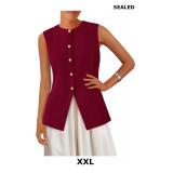 PRETTYGARDEN Blazer Vest Tops for Women