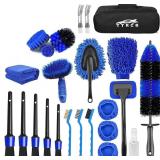 26Pcs Car Detailing Brush Set