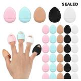35pcs Finger Puff, Mini Finger Powder Puff Finger