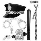 6 Pcs Police Costume Accessories